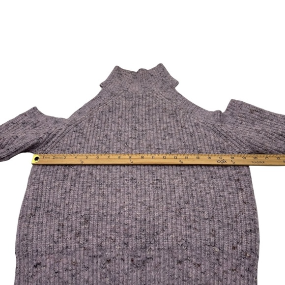 ASTR The Label Lavender Cold Shoulder Sweater - Picture 12 of 13